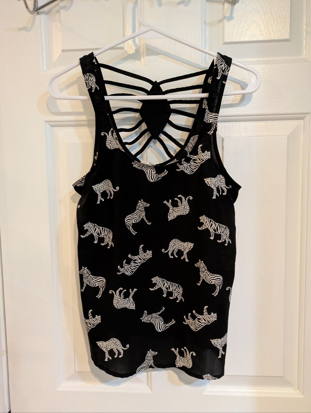 Black Animal Top